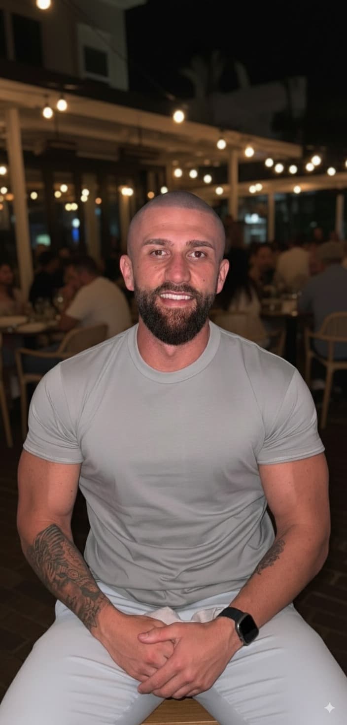 Levi Santiago, recording a message